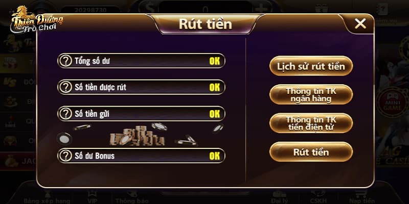 Rút Tiền TDTC nhanh chóng và đơn giản chỉ với 3 bước 2 Rút tiền TDTC có thao tác đơn giản và quy trình nhanh chóng