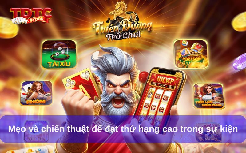Sự Kiện Đua Top Thiên Đường Trò Chơi Nhận Thưởng Cực Khủng 2 Mẹo và chiến thuật để đạt thứ hạng cao trong sự kiện